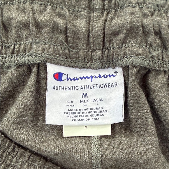 NWOT Men’s M Champion Dark Gray Sweatpants with Logo - Picture 4 of 9